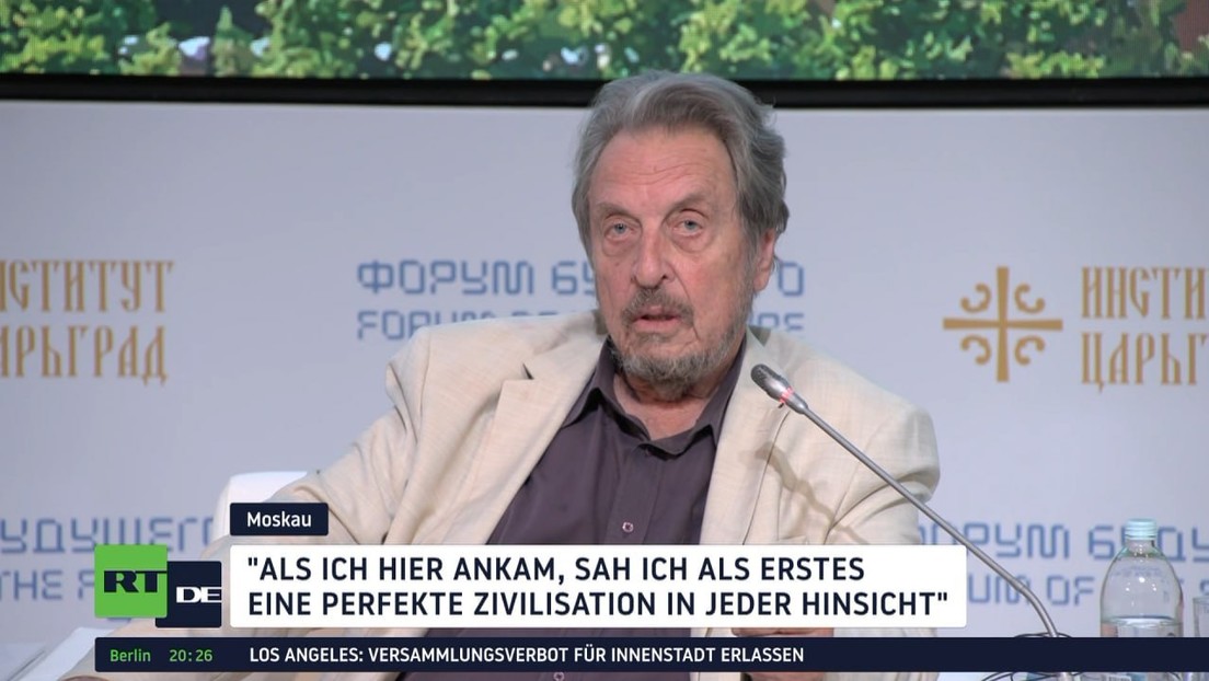 Errol Musk: "Als ich hier ankam, sah ich eine perfekte Zivilisation" – Zukunftsforum in Moskau