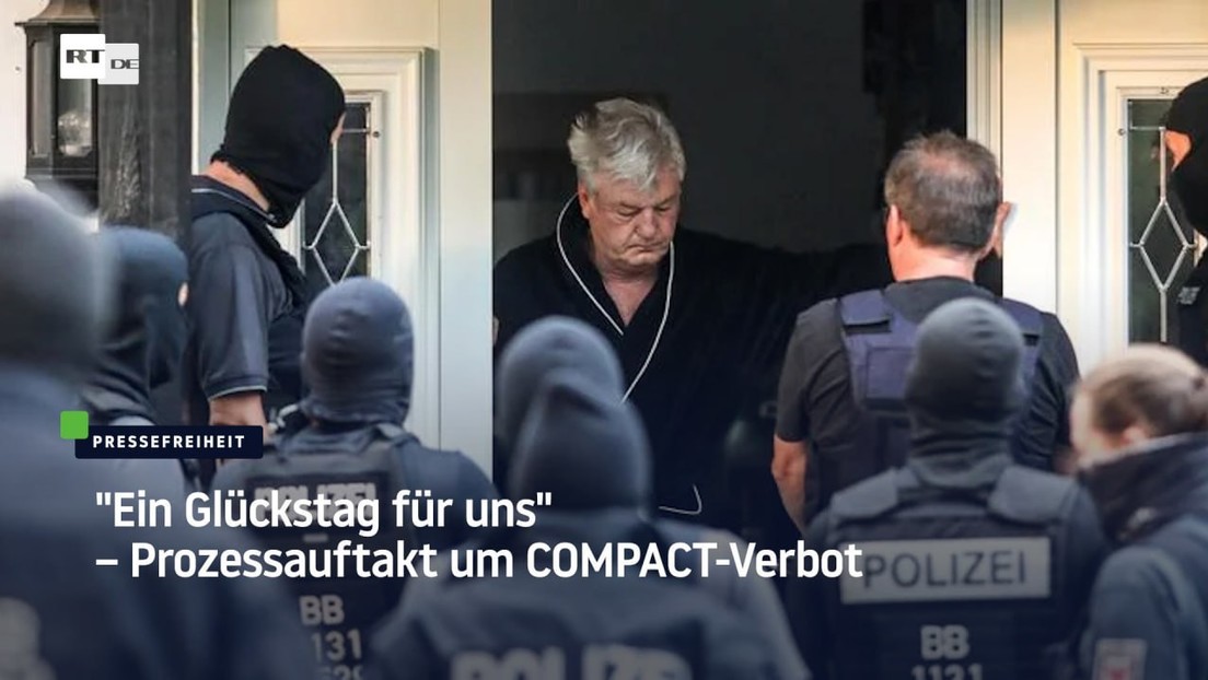 "Ein Glückstag für uns" – Prozessauftakt um COMPACT-Verbot