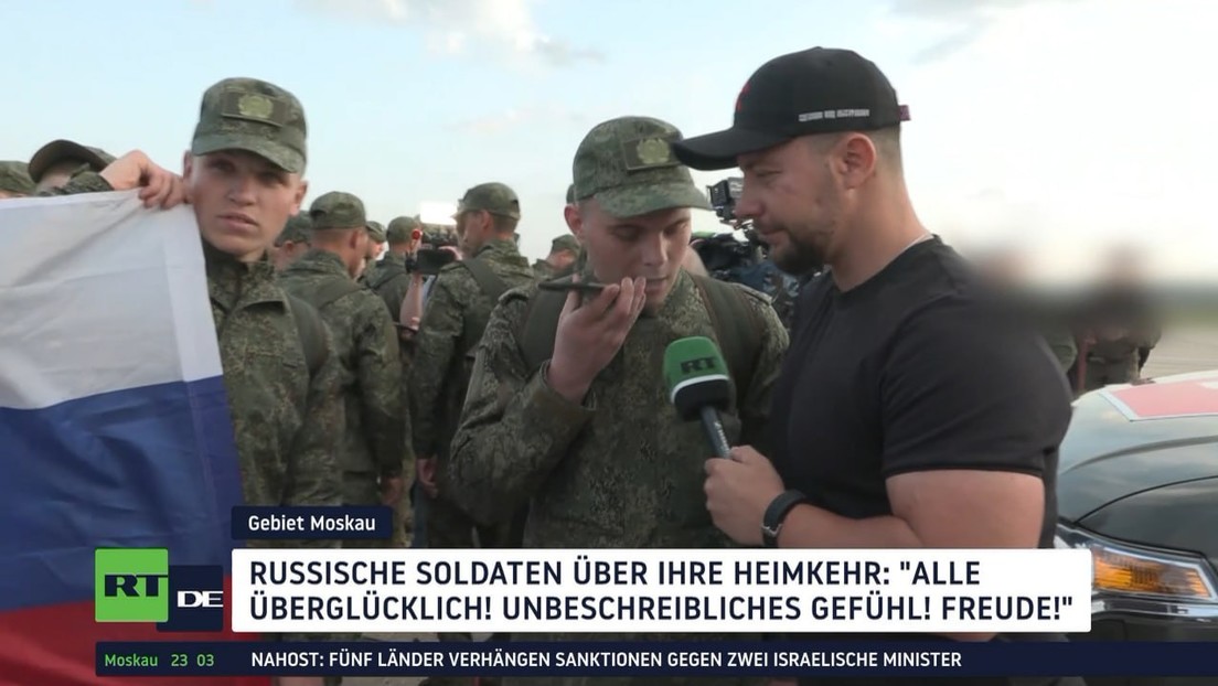 Exklusiv: Rückkehr russischer Soldaten aus ukrainischer Gefangenschaft