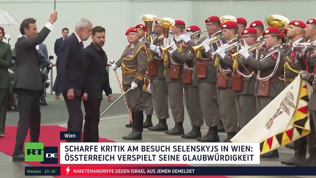 Selenskij in Wien – FPÖ: Österreichs Neutralität verletzt, Steuermilliarden verschwendet