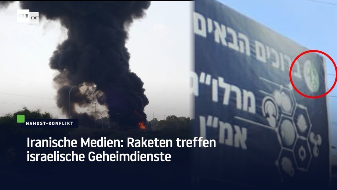 Iranische Medien: Raketen treffen israelische Geheimdienste