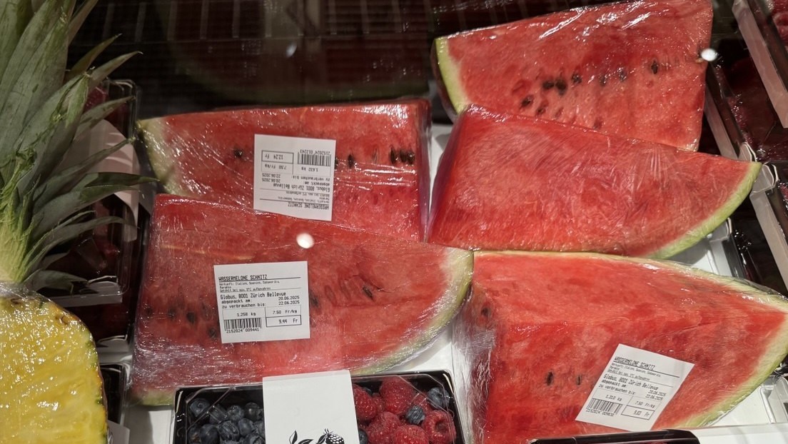 Eigentlich geht es den Schweizern sehr gut: 10 Euro für einen Schnitz Wassermelone
