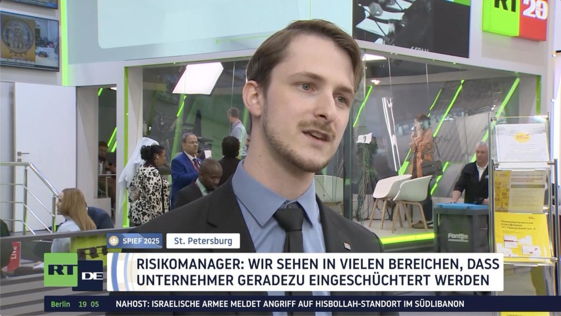 Risikomanager bei SPIEF 2025: Unternehmer werden von einfachen Deutschen eingeschüchtert