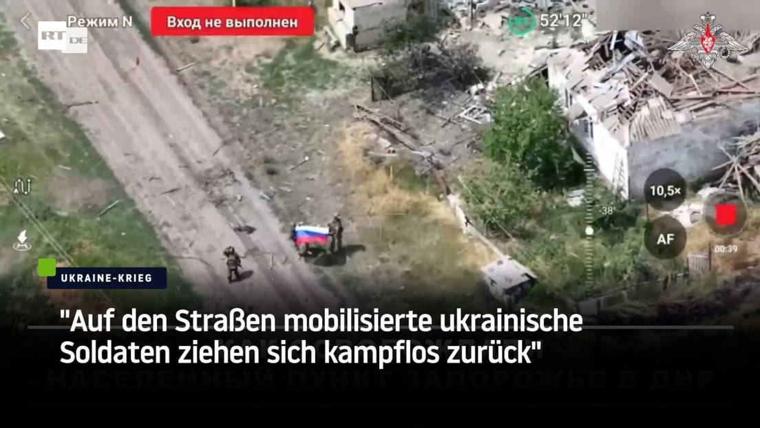 "Auf den Straßen mobilisierte ukrainische Soldaten ziehen sich kampflos zurück"