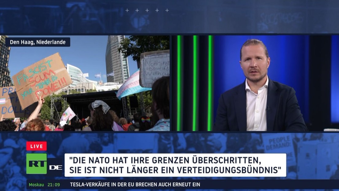 Nato-Gipfel in Den Haag: Proteste gegen höhere Verteidigungsausgaben