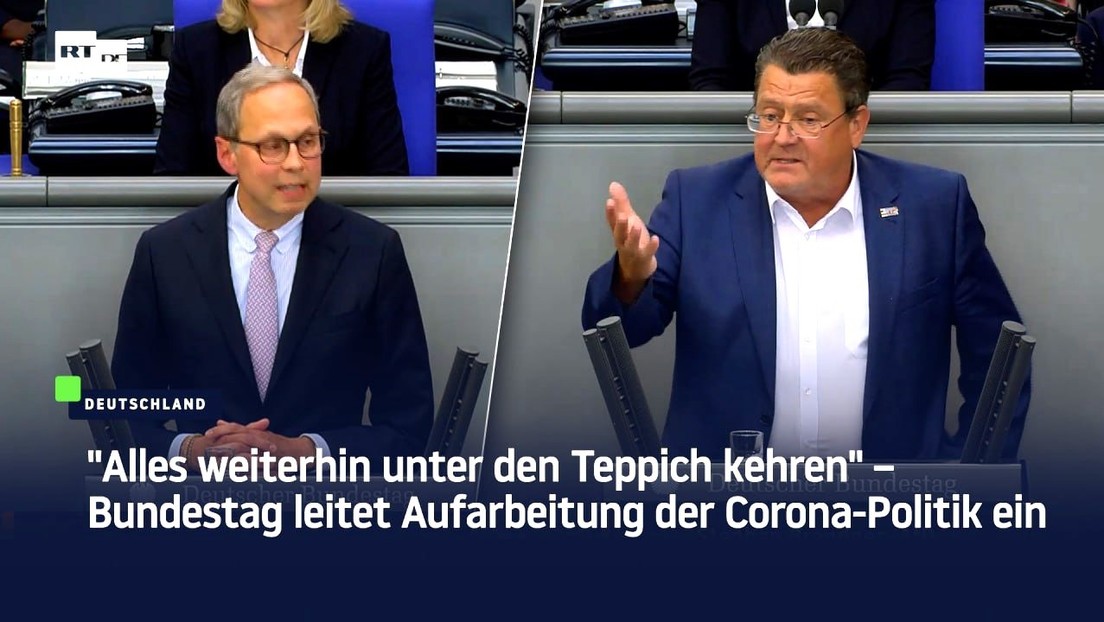 "Alles weiterhin unter den Teppich kehren" – Bundestag leitet Aufarbeitung der Corona-Politik ein