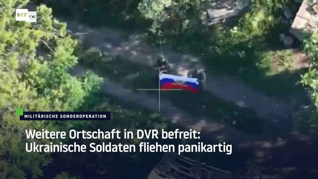 Weitere Ortschaft in DVR befreit: Ukrainische Soldaten fliehen panikartig