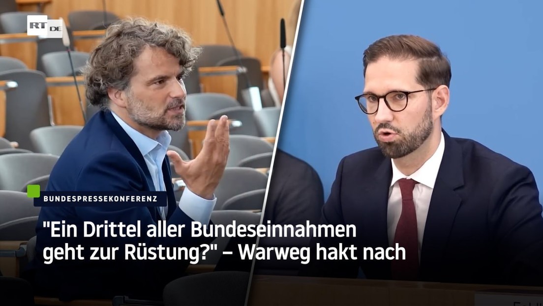 "Ein Drittel aller Bundeseinnahmen geht zur Rüstung?" – Warweg hakt nach