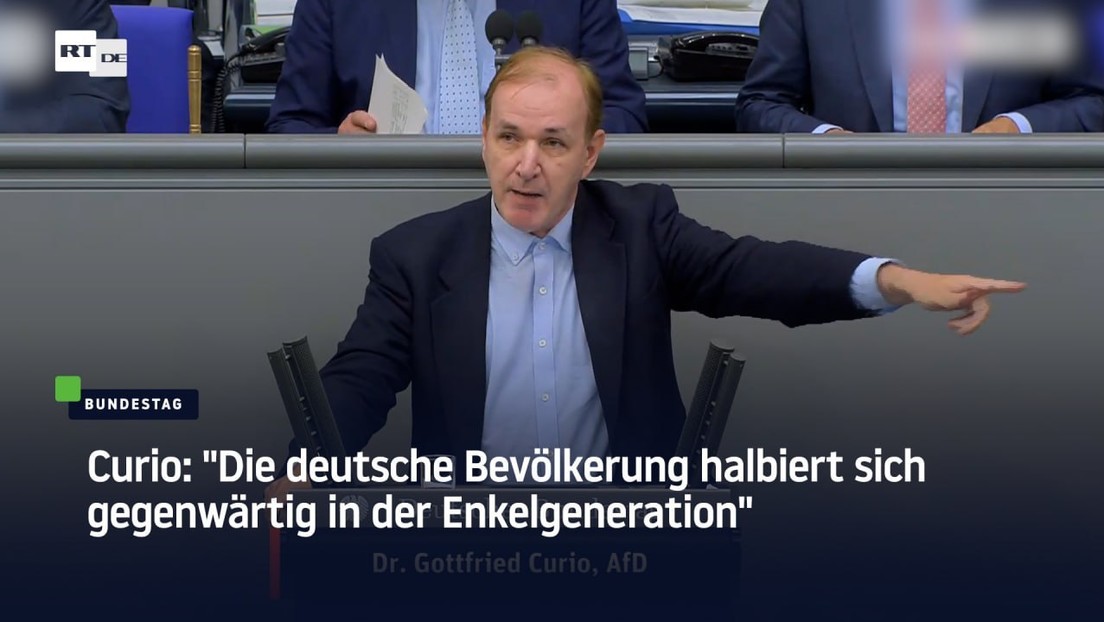 Curio: "Die deutsche Bevölkerung halbiert sich gegenwärtig in der Enkelgeneration"