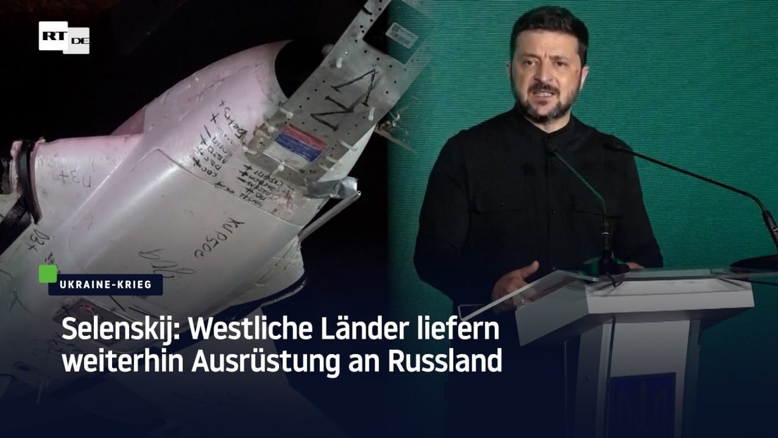 Selenskij: Westliche Länder liefern weiterhin Ausrüstung an Russland
