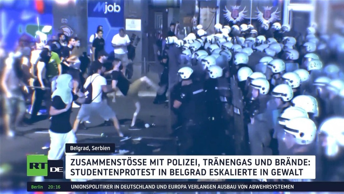 Neuwahlen gefordert: Studentenproteste in Serbien eskalieren