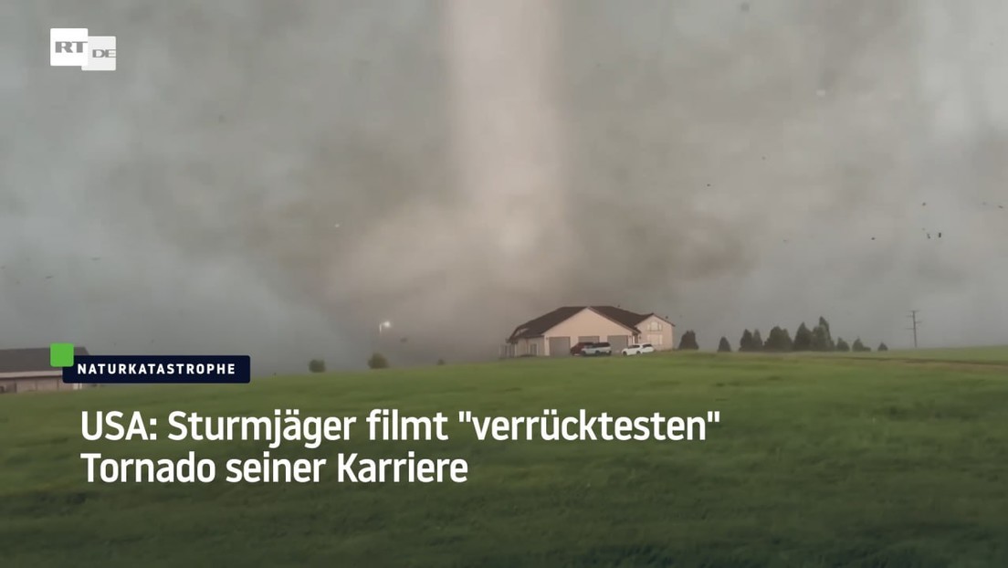 USA: Sturmjäger filmt "verrücktesten" Tornado seiner Karriere