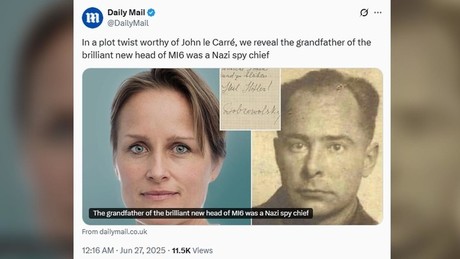 Medienbericht: Großvater angehender MI6-Chefin war ukrainischer Nazi-"Schlächter"