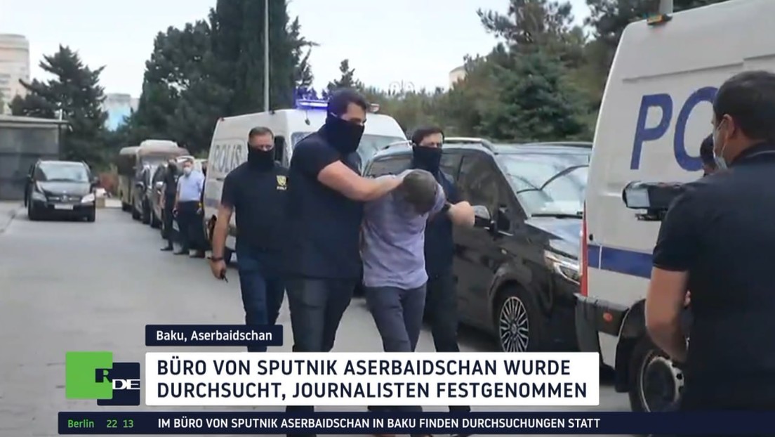 Russische Journalisten in Aserbaidschan festgenommen