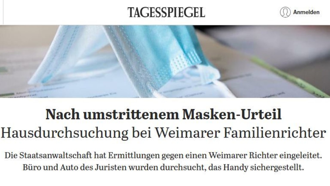 Bundesverfassungsgericht lehnt Beschwerde von "Masken-Richter" Dettmar ab