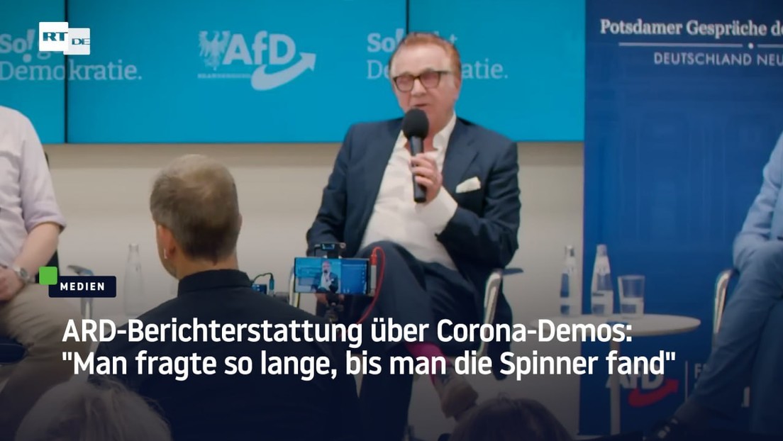ARD-Berichterstattung über Corona-Demos: "Man fragte so lange, bis man die Spinner fand"