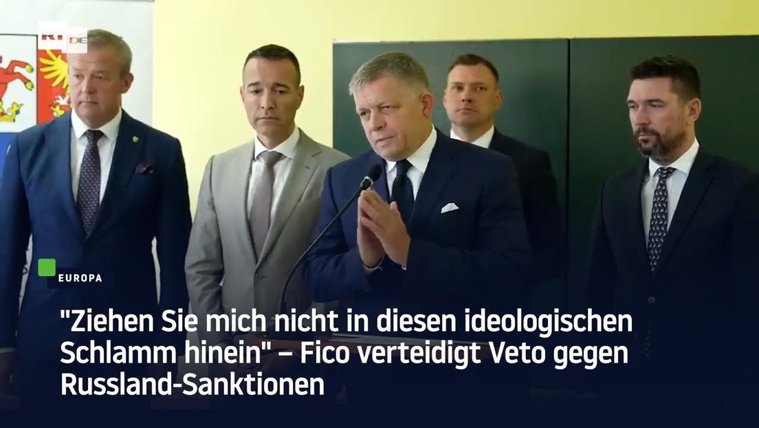 "Ziehen Sie mich nicht in diesen ideologischen Schlamm hinein" – Fico verteidigt sein Veto