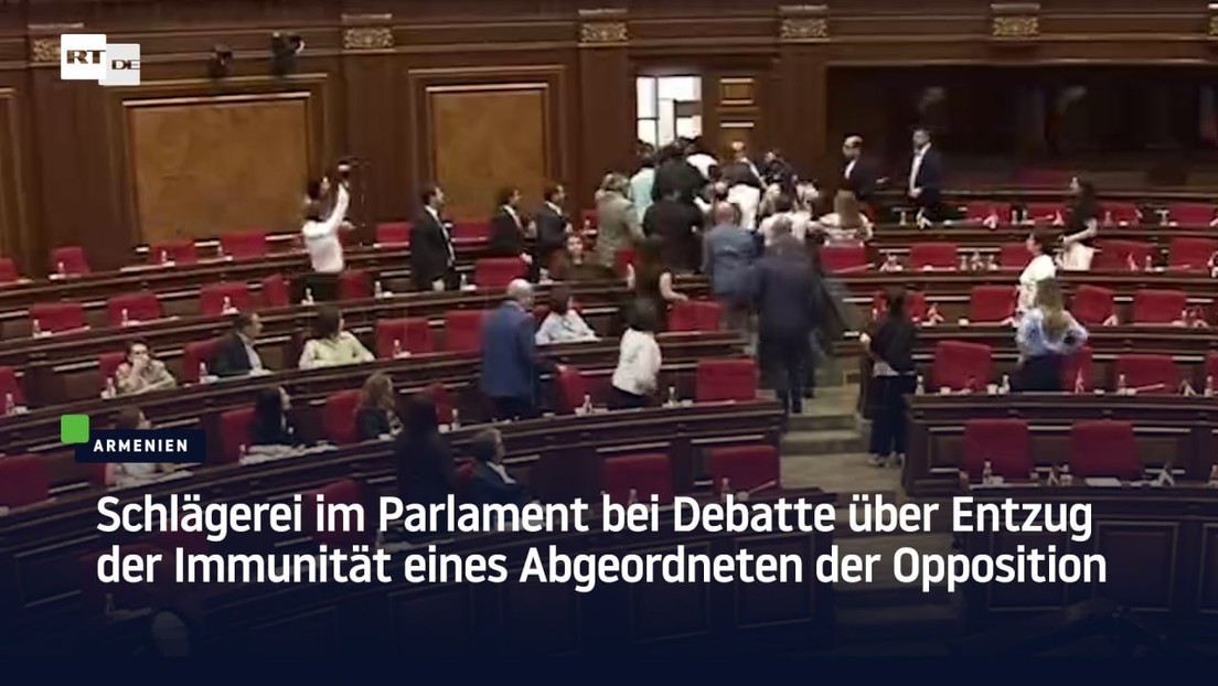 Schlägerei im Parlament bei Debatte über Entzug der Immunität eines Abgeordneten der Opposition