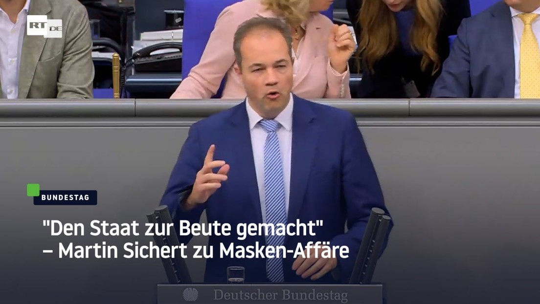 "Den Staat zur Beute gemacht" – Martin Sichert zu Masken-Affäre