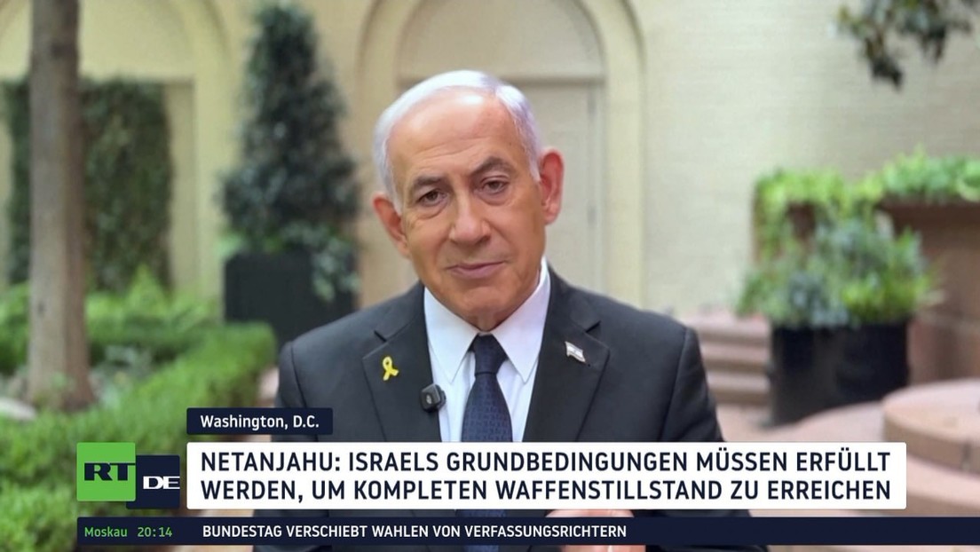 Waffenstillstand in Gaza: Netanjahu nennt Bedingungen