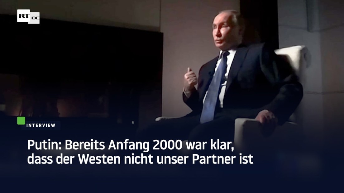 Putin: Bereits Anfang 2000 war klar, dass der Westen nicht unser Partner ist
