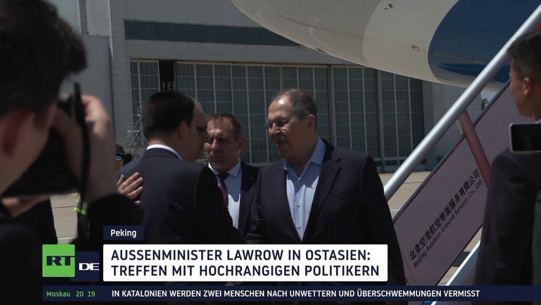 Besuch in Peking: Lawrow trifft chinesischen Außenminister Wang Yi