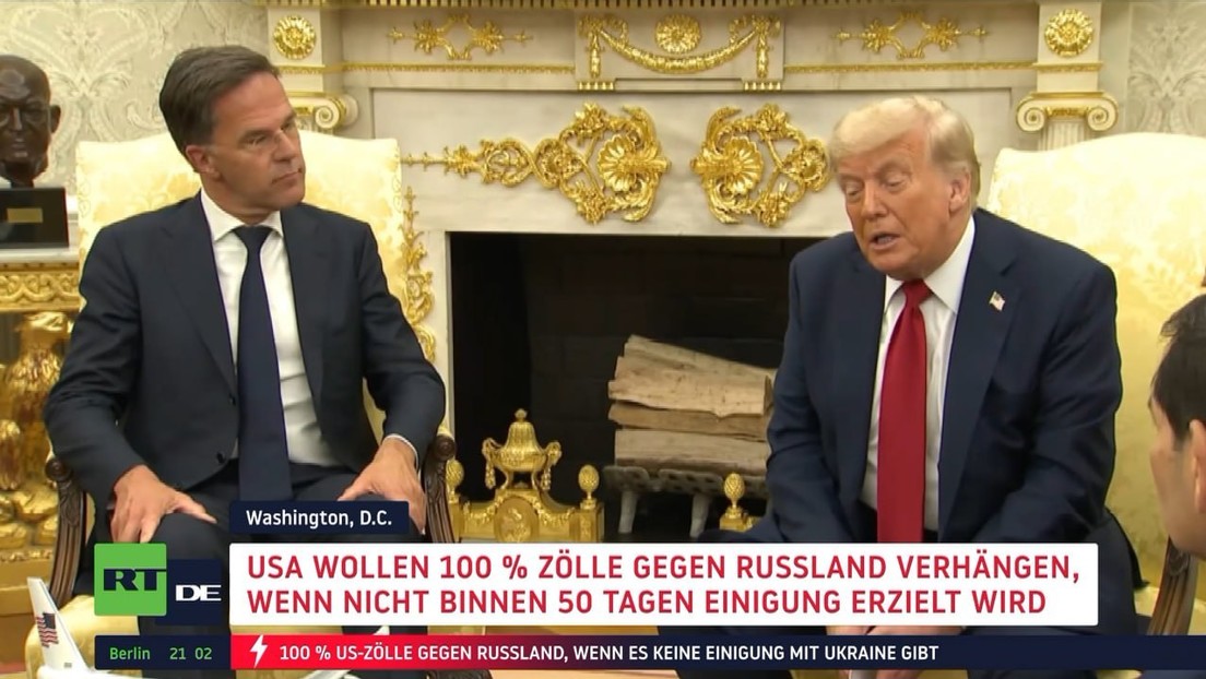 Ukraine-Krieg: Trump droht Moskau mit 100-Prozent-Zöllen – EU soll Waffen für Kiew bezahlen