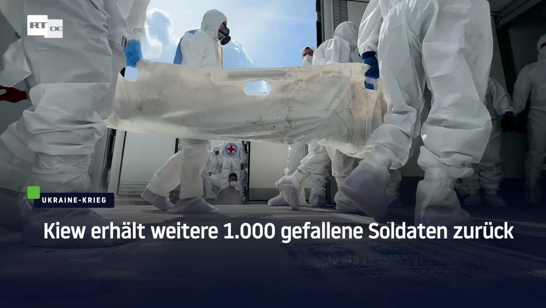 Kiew erhält weitere 1.000 gefallene Soldaten zurück