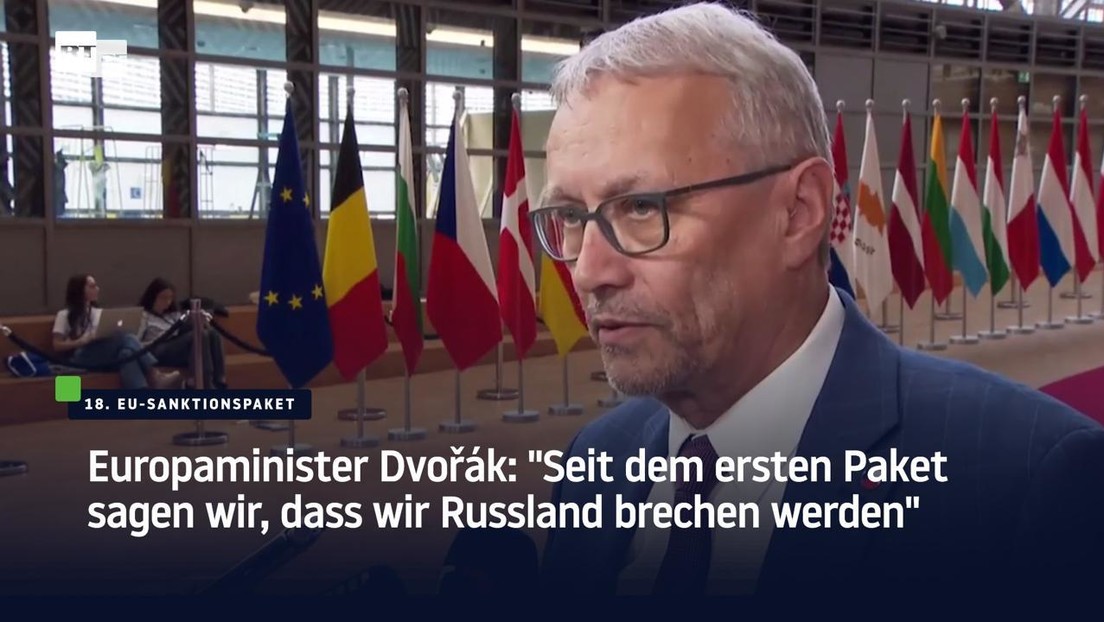 EU-Minister zufrieden mit 18. Sanktionspaket – Peskow: Russland hat "Immunität" entwickelt