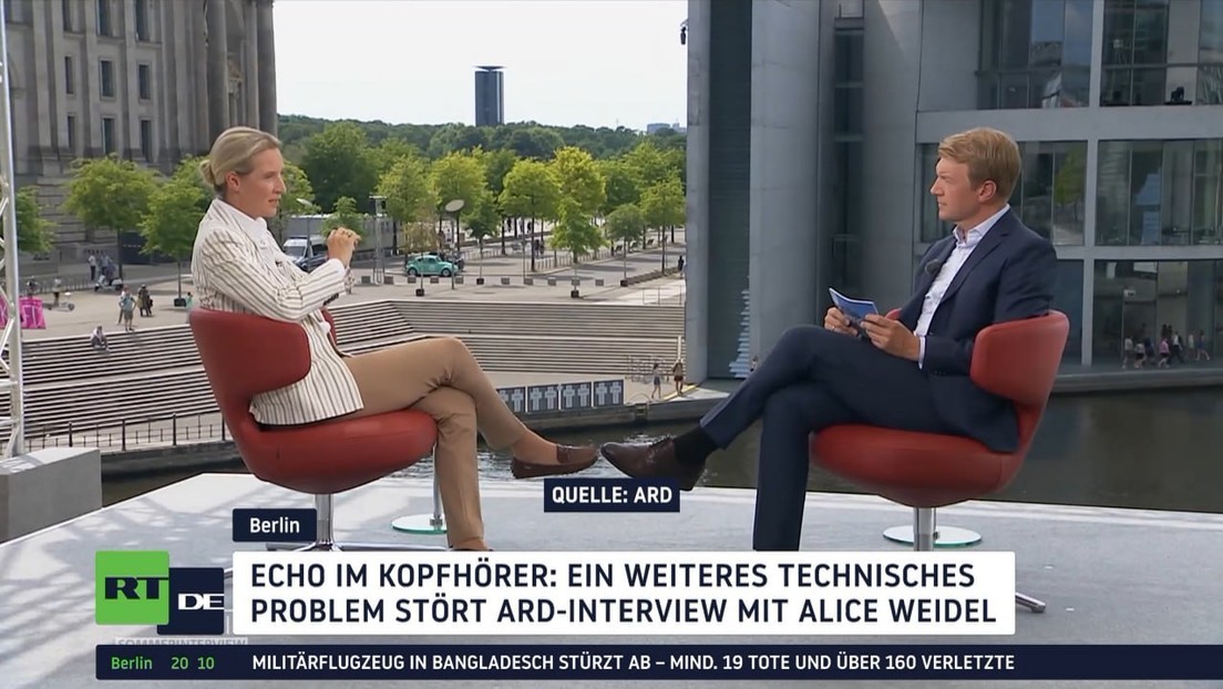 "ARD hat das absichtlich getan" – Massive Kritik nach Störaktion beim Weidel-Sommerinterview