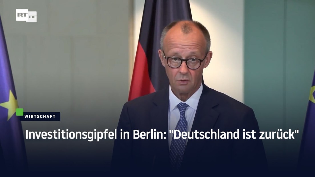 Investitionsgipfel in Berlin: "Deutschland ist zurück"