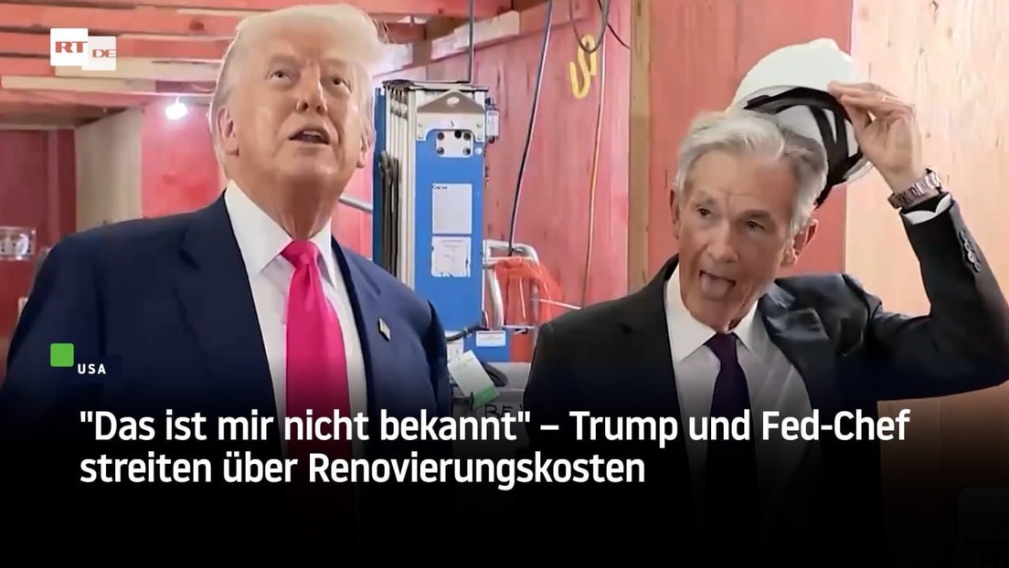 "Das ist mir nicht bekannt" – Trump und Fed-Chef streiten über Renovierungskosten