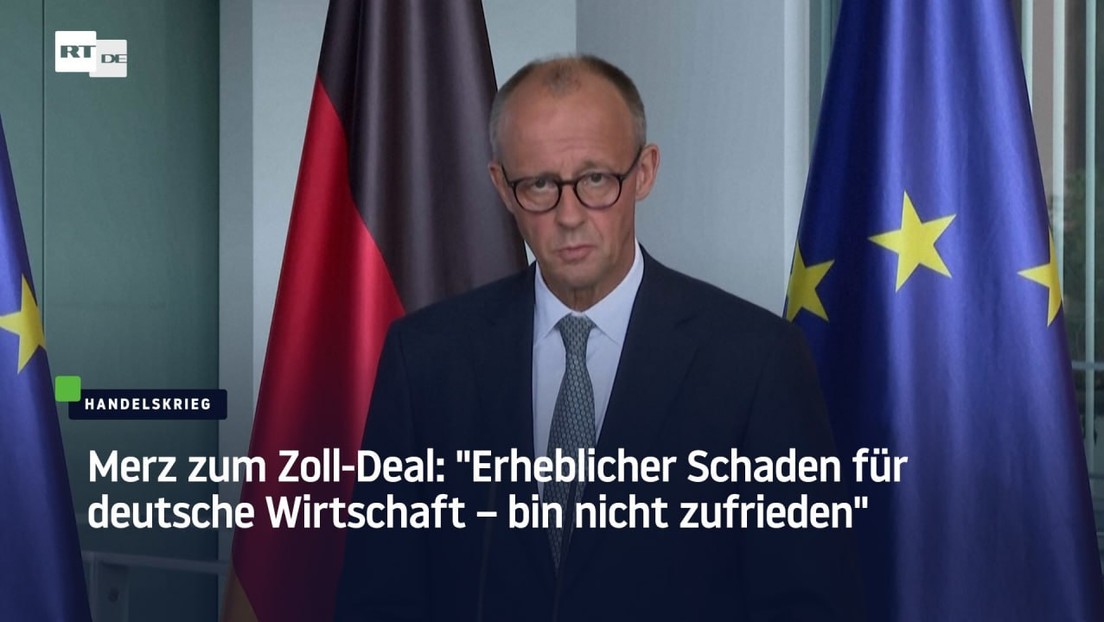 Merz zum Zoll-Deal: "Erheblicher Schaden für deutsche Wirtschaft – bin nicht zufrieden"