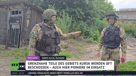 Exklusiv aus dem Gebiet Kursk: Pioniere im Einsatz nach ukrainischem Drohnenangriff