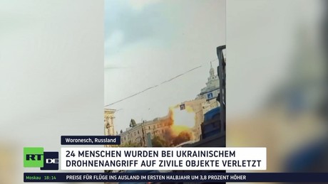 Ukrainische Drohnenangriffe auf Wohngebiete: Kinder unter Schwerverletzten in Woronesch