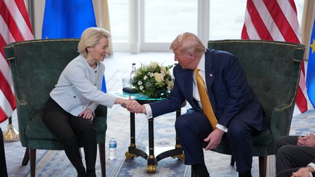 "15 Prozent auf alles, der größte aller Deals" – Trump und von der Leyen einigen sich im Zollstreit