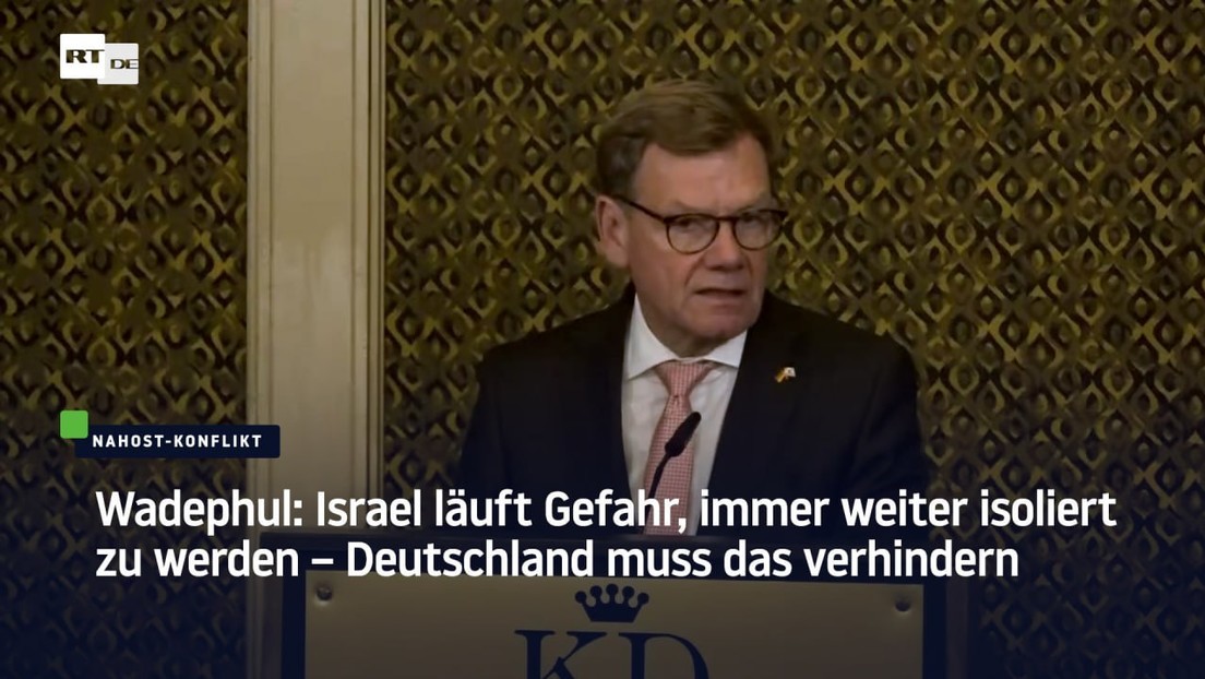 Wadephul: Israel läuft Gefahr, immer weiter isoliert zu werden – Deutschland muss das verhindern