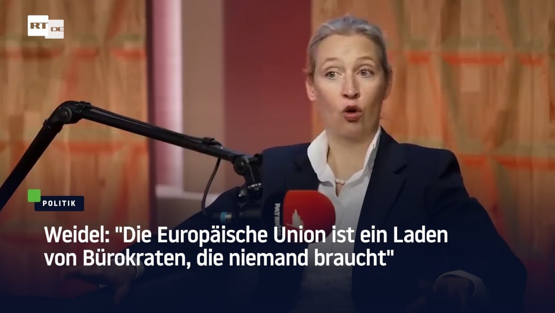 Weidel: "Die Europäische Union ist ein Laden von Bürokraten, die niemand braucht"