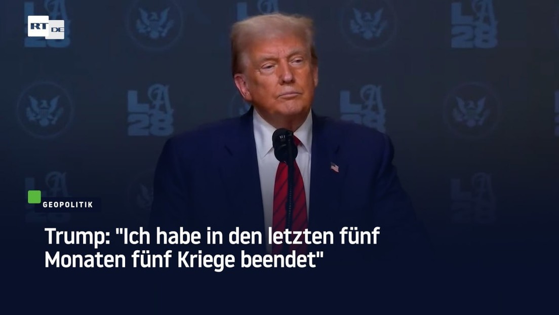 Trump: "Ich habe in den letzten fünf Monaten fünf Kriege beendet"
