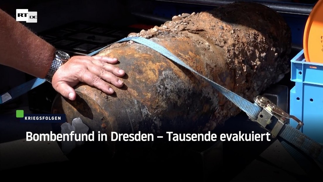 Bombenfund in Dresden – Tausende evakuiert