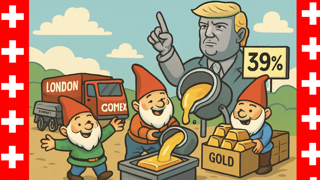 Goldpreis erreicht Rekordhoch nach Trumps Zollstopp für Schweizer Gold