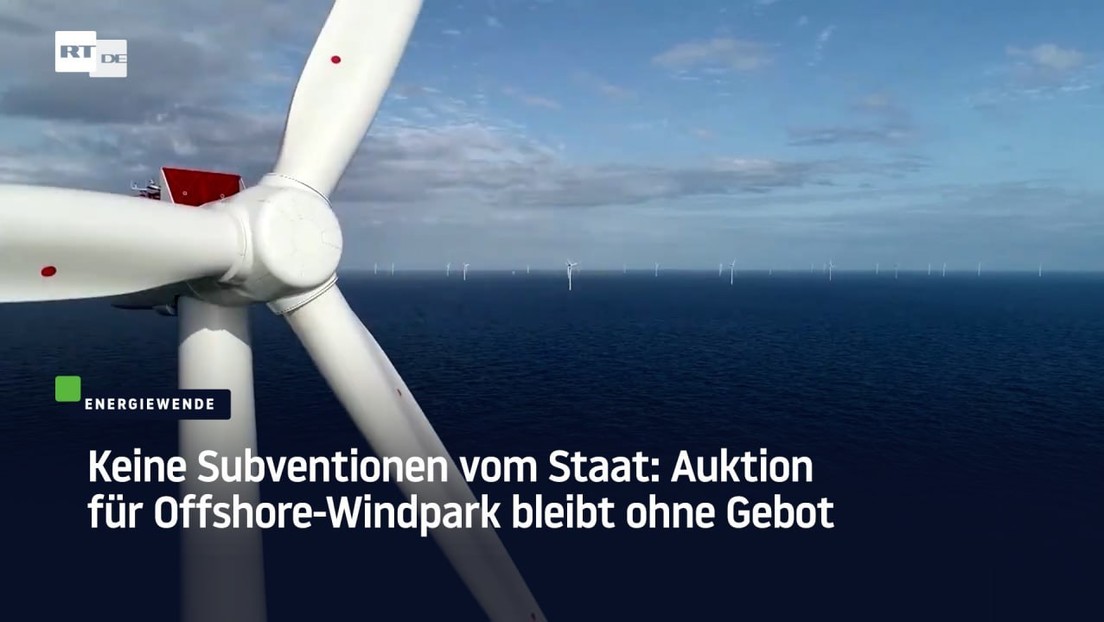 Keine Subventionen vom Staat: Auktion für Offshore-Windpark bleibt ohne Gebot