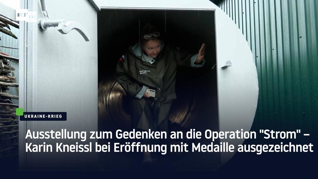 Ausstellung zum Gedenken an die Operation "Strom" – Kneissl bei Eröffnung mit Medaille ausgezeichnet