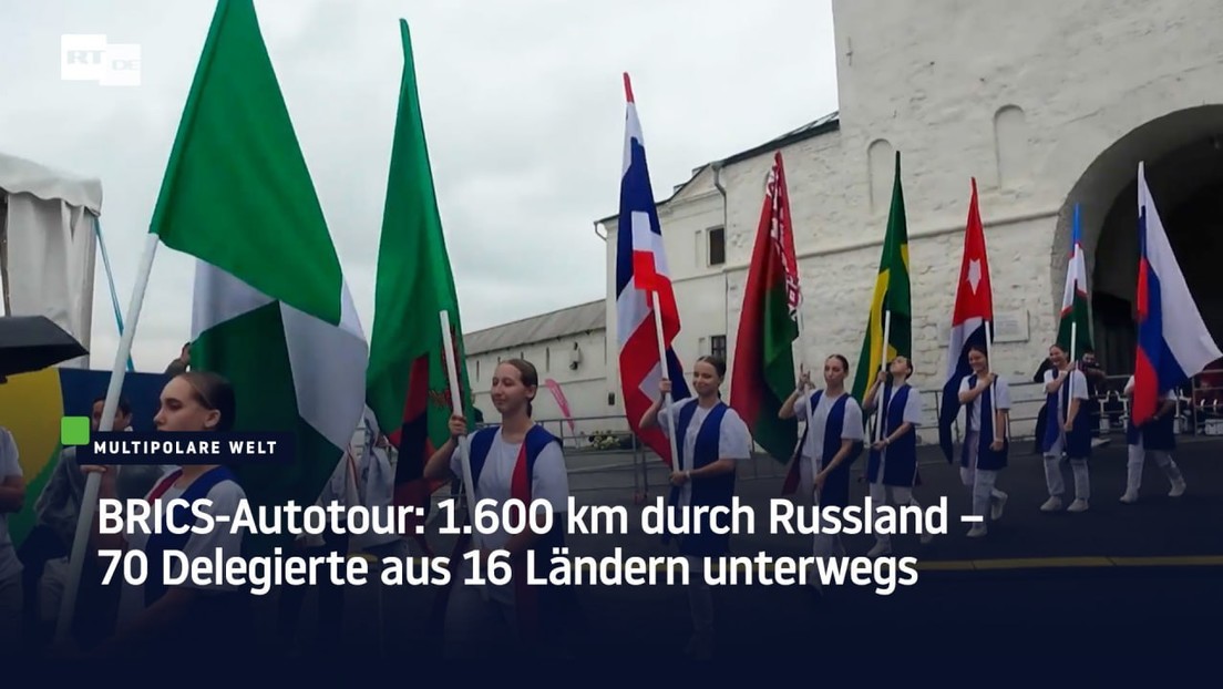BRICS-Autotour: 1.600 km durch Russland – 70 Delegierte aus 16 Ländern unterwegs