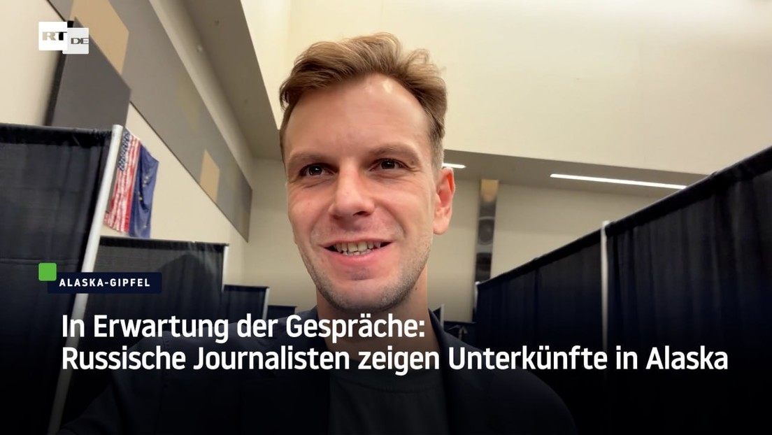 In Erwartung der Gespräche: Russische Journalisten zeigen Unterkünfte in Alaska