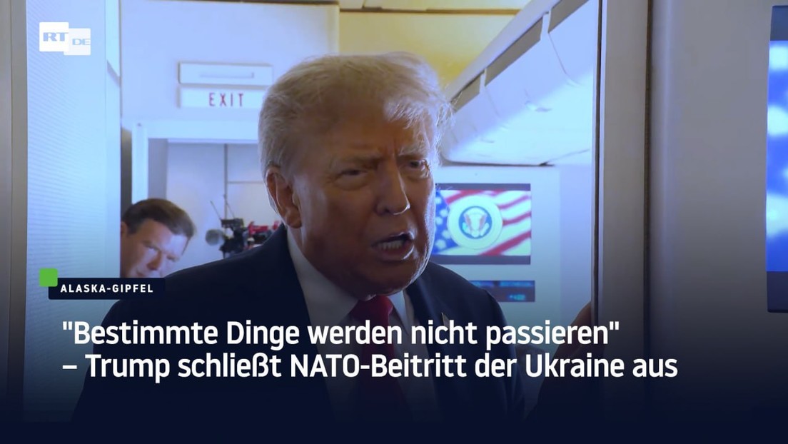 "Bestimmte Dinge werden nicht passieren" – Trump schließt NATO-Beitritt der Ukraine aus