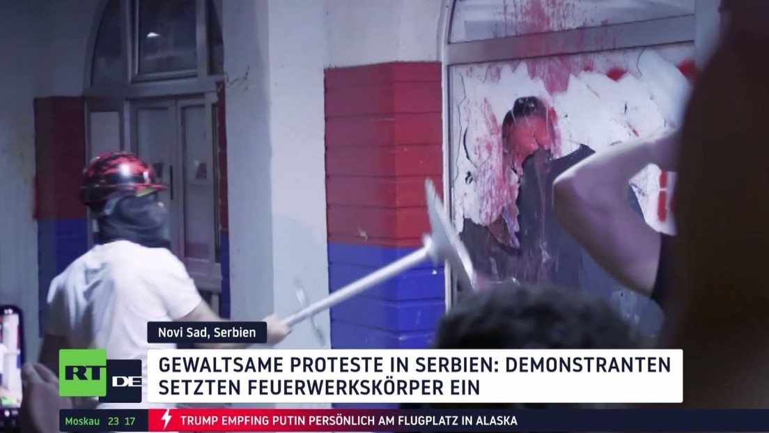 Unruhen in Serbien: Dutzende Verletzte und Festnahmen bei landesweiten Protesten