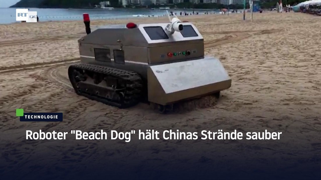 Roboter "Beach Dog" hält Chinas Strände sauber