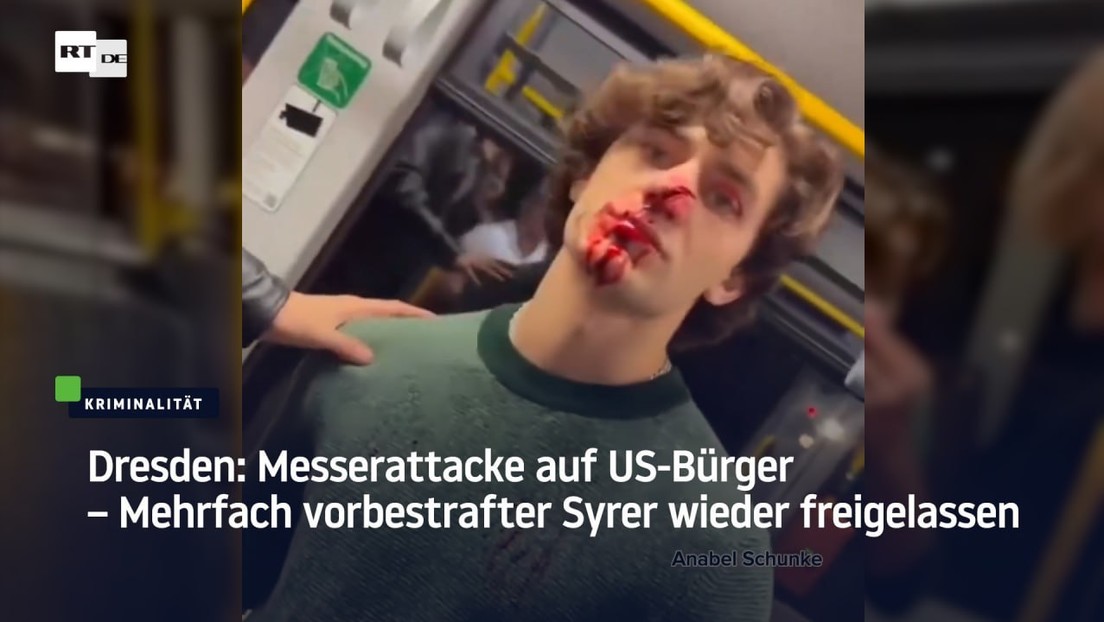 Dresden: Messerattacke auf US-Bürger – Mehrfach vorbestrafter Syrer wieder freigelassen