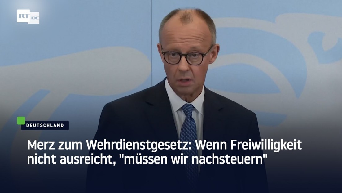 Merz: "Wir sind auf dem Weg zurück zu einer Wehrdienstarmee"